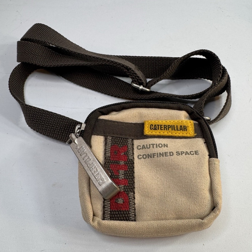 Caterpillar CAT Small Crossbody‎ Canvas Bag Brutal Design D11R Bottle Opener